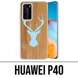 Funda Huawei P40 - Pájaro de madera de ciervo