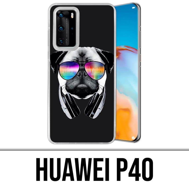 Custodia per Huawei P40 - Dj Pug Dog