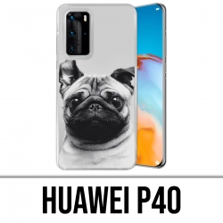 Custodia Huawei P40 - Orecchie da Pug Dog