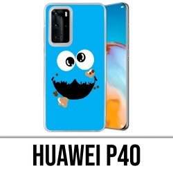 Custodia per Huawei P40 - Cookie Monster Face