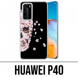 Funda Huawei P40 - Grúa de flores