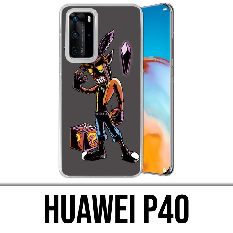 Coque Huawei P40 - Crash Bandicoot Masque