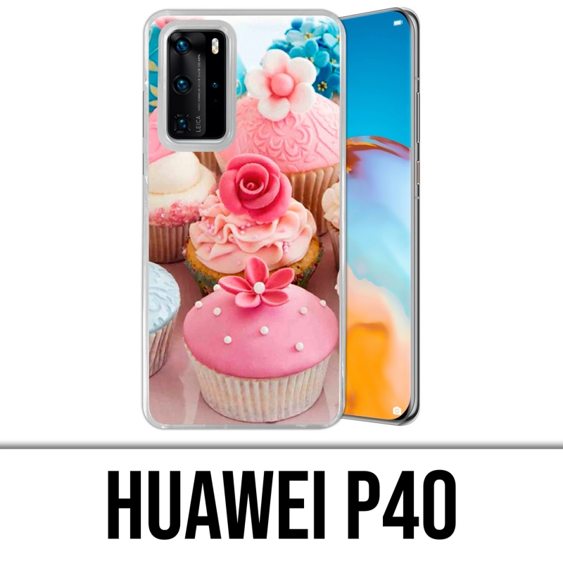 Funda para Huawei P40 - Cupcake 2