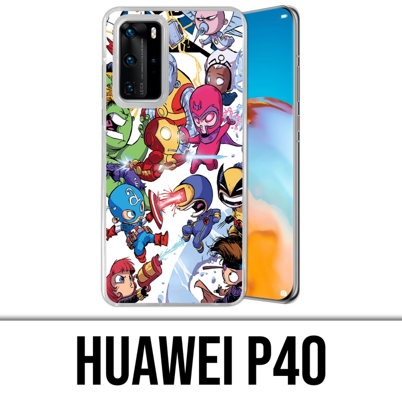 Coque Huawei P40 - Cute Marvel Heroes