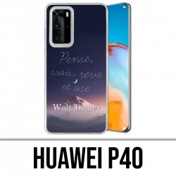 Custodia Huawei P40 - Disney Quote Think Believe
