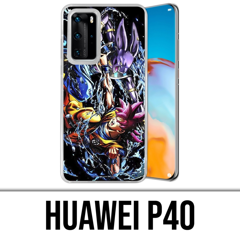 Huawei P40 Case - Dragon Ball Goku Vs Beerus