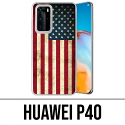 Coque Huawei P40 - Drapeau Usa