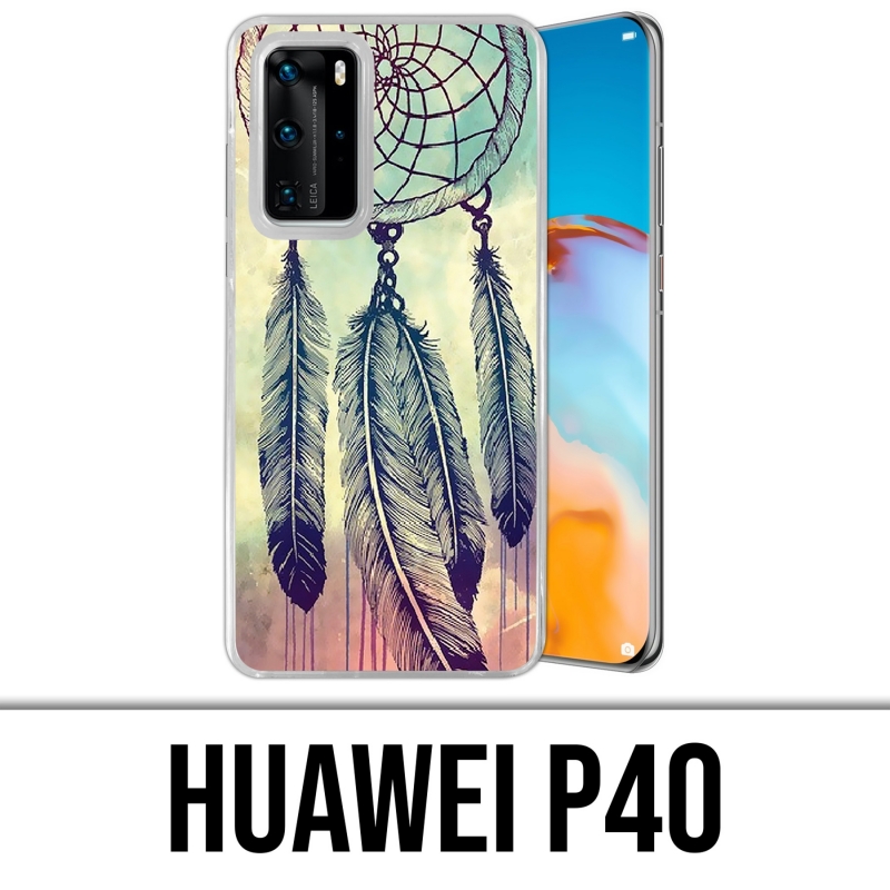 Huawei P40 Case - Dreamcatcher Feathers