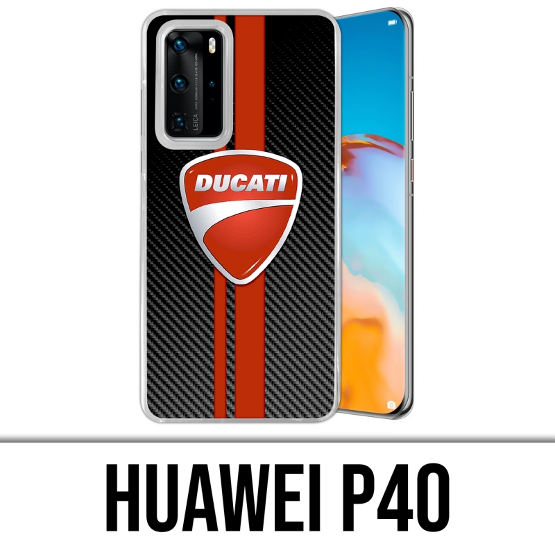 Huawei P40 Case - Ducati Carbon
