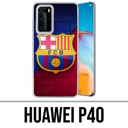 Custodia per Huawei P40 - Logo Football Fc Barcelona