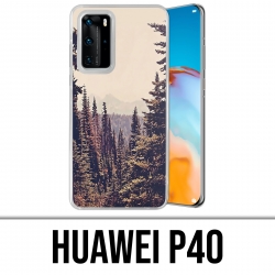 Funda Huawei P40 - Bosque de abetos