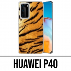 Custodia per Huawei P40 - Pelliccia di tigre
