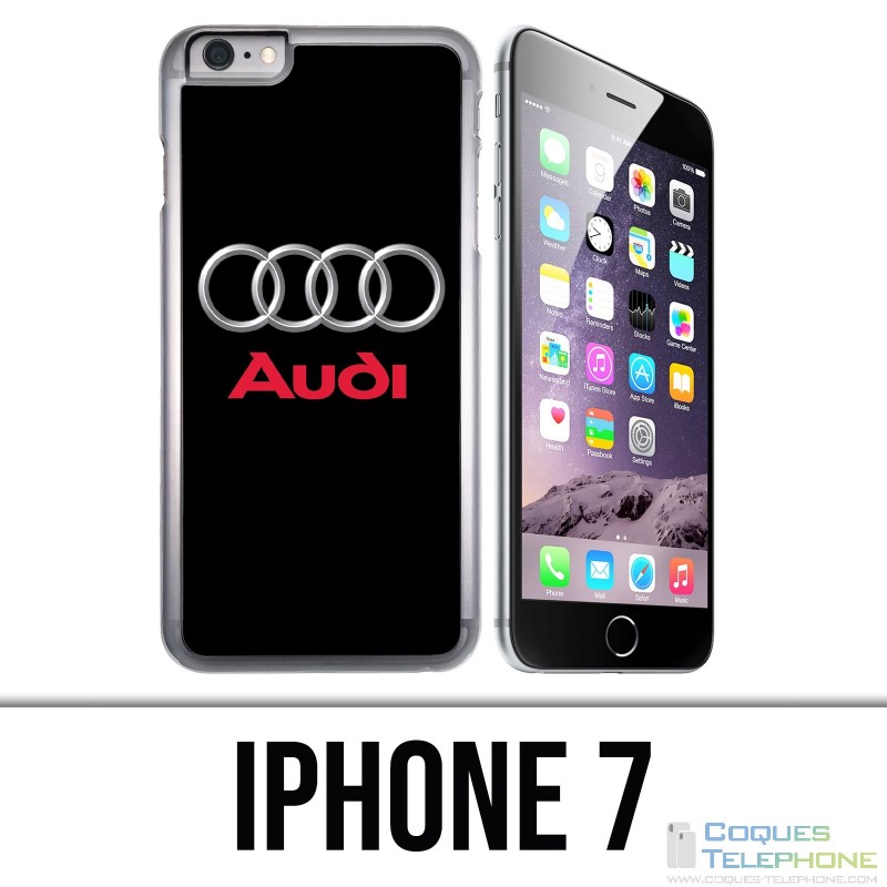 Custodia per iPhone 7 - Audi Logo in metallo