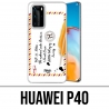 Custodia per Huawei P40 - Lettera di Harry Potter Hogwarts