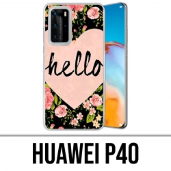 Custodia per Huawei P40 - Hello Pink Heart