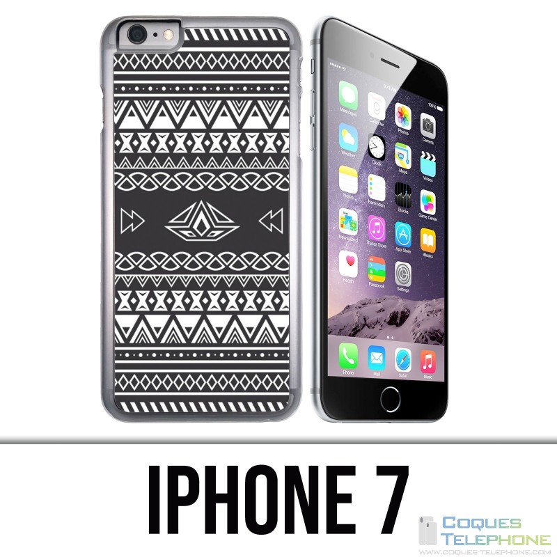 IPhone 7 Case - Gray Azteque