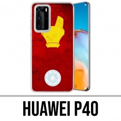Coque Huawei P40 - Iron Man Art Design