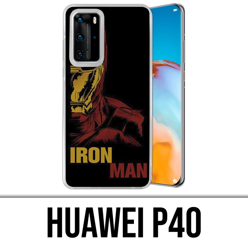 Huawei P40 Case - Iron Man Comics