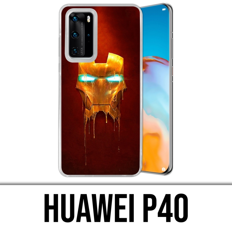 Custodia per Huawei P40 - Iron Man Gold