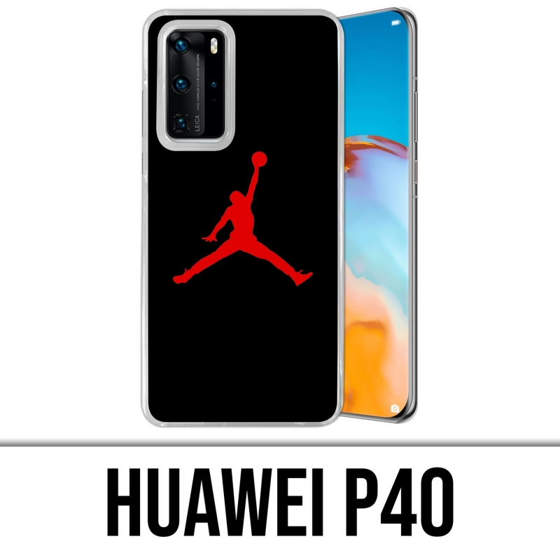 Huawei P40 Case - Jordan Basketball Logo Black