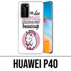 Coque Huawei P40 - Licornes