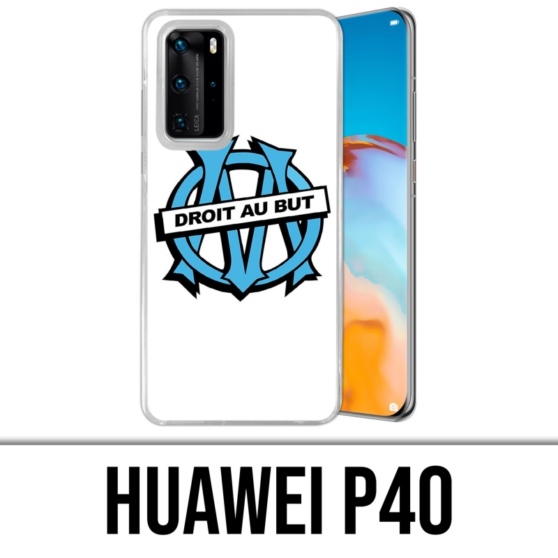 Funda Huawei P40 - Logotipo Om Marseille Straight To Goal