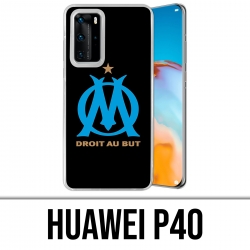Huawei P40 Case - Om Marseille Logo Schwarz