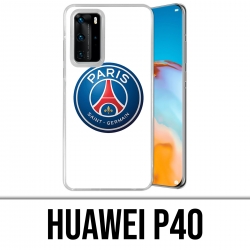 Huawei P40 Case - Psg Logo weißer Hintergrund