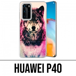 Funda Huawei P40 - Triangle Wolf