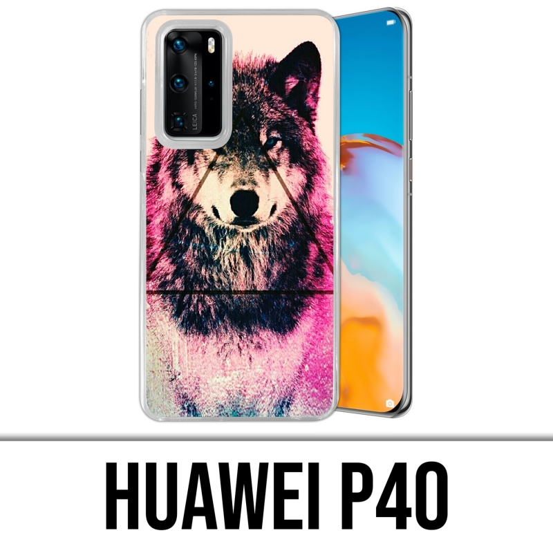 Custodia per Huawei P40 - Triangle Wolf