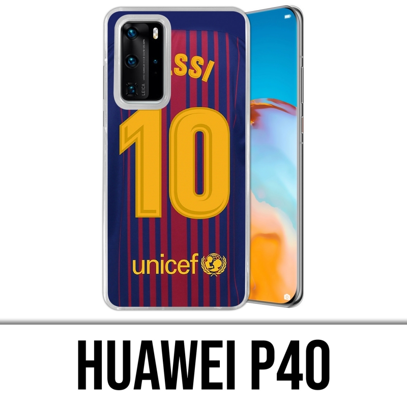 Coque Huawei P40 - Messi Barcelone 10