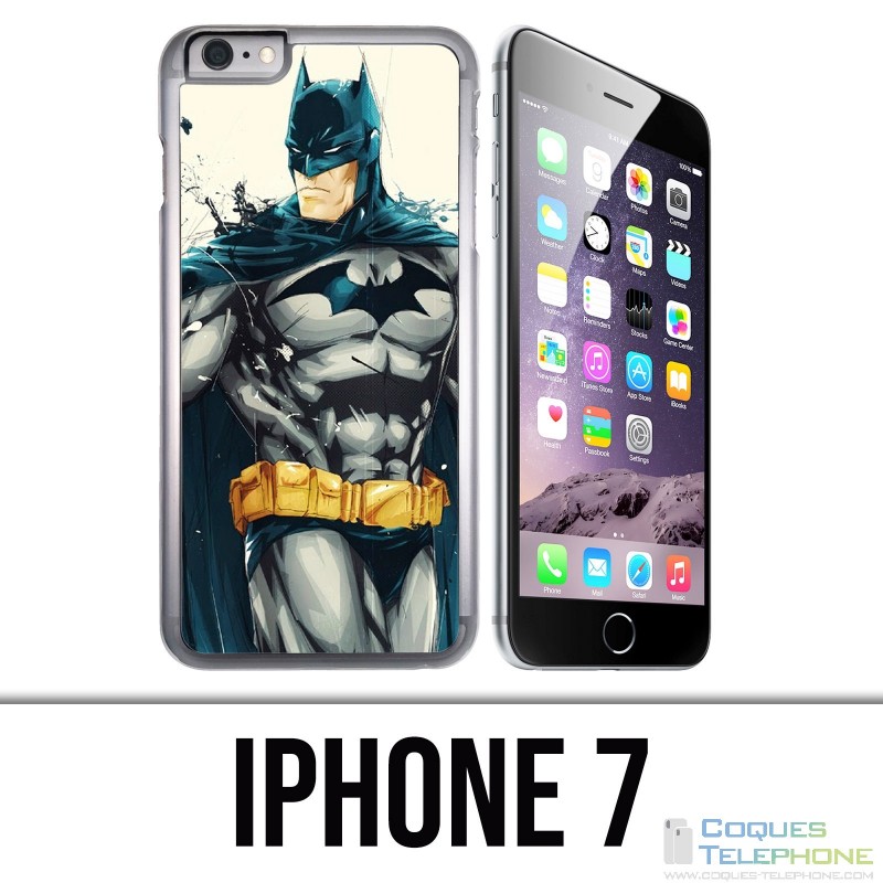 Funda iPhone 7 - Batman Paint Art