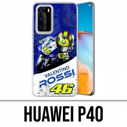 Coque Huawei P40 - Motogp Rossi Cartoon Galaxy