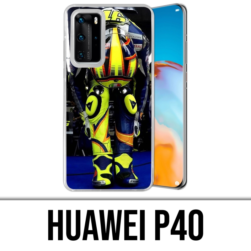 Huawei P40 Case - Motogp Valentino Rossi Konzentration