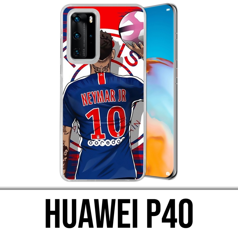 Huawei P40 Case - Neymar Psg Cartoon