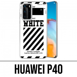 Coque Huawei P40 - Off White Blanc