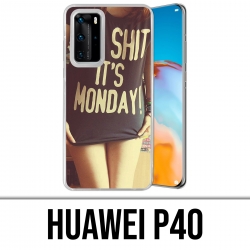 Coque Huawei P40 - Oh Shit Monday Girl