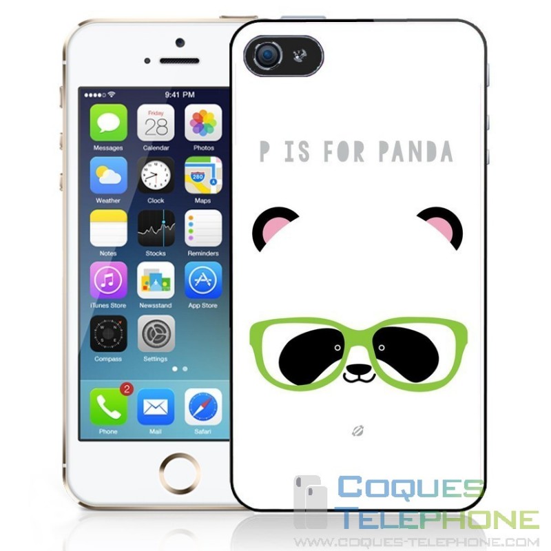Coque téléphone P is for Panda