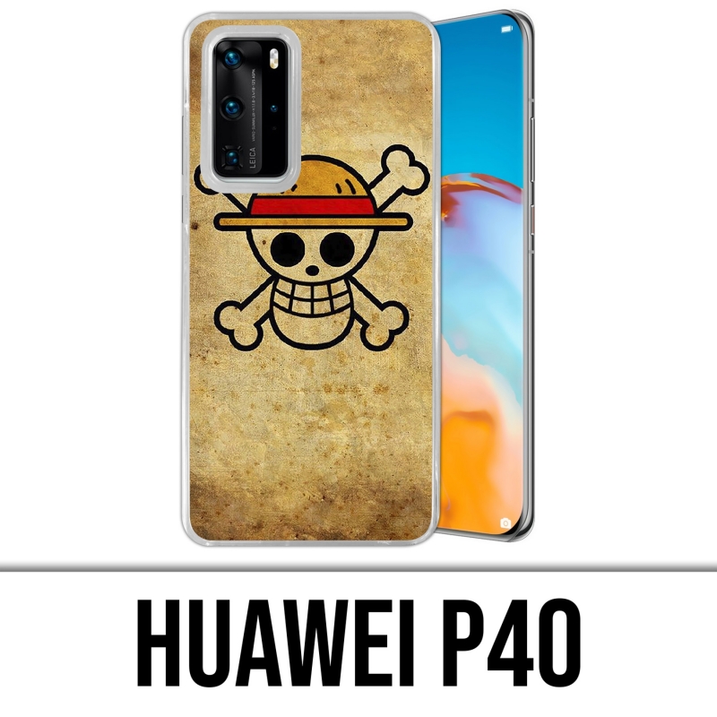 Funda Huawei P40 - Logotipo vintage de una pieza