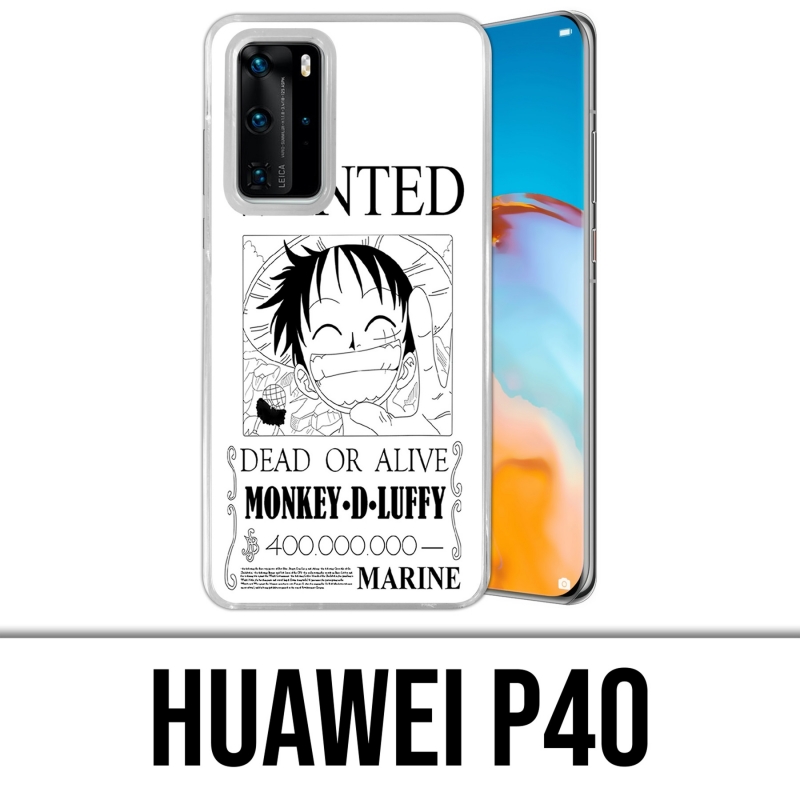 Huawei P40 Case - One Piece Wanted Luffy