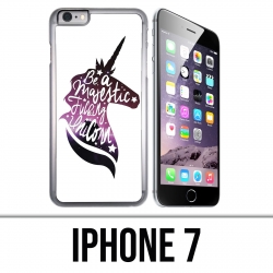 Coque iPhone 7 - Be A Majestic Unicorn