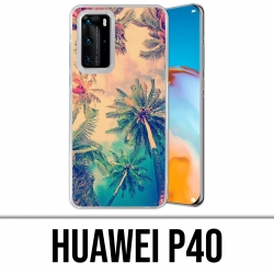 Coque Huawei P40 - Palmiers