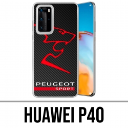 Custodia Huawei P40 - Logo Peugeot Sport