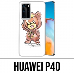 Custodia per Huawei P40 - Pokemon Baby Teddiursa
