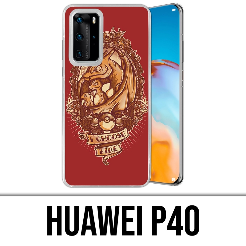 Custodie e protezioni Huawei P40 - Pokémon Fuoco
