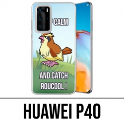 Huawei P40 Case - Pokémon Go Catch Roucool
