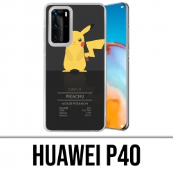 Coque Huawei P40 - Pokémon Pikachu Id Card