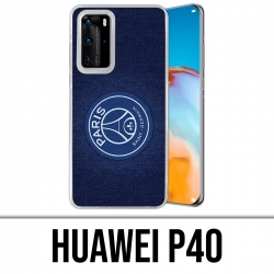 Coque Huawei P40 - Psg Minimalist Fond Bleu