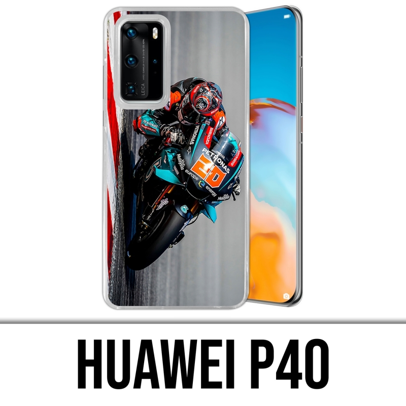 Huawei P40 Case - Quartararo-Motogp-Pilote