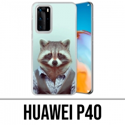 Huawei P40 Case - Waschbär Kostüm